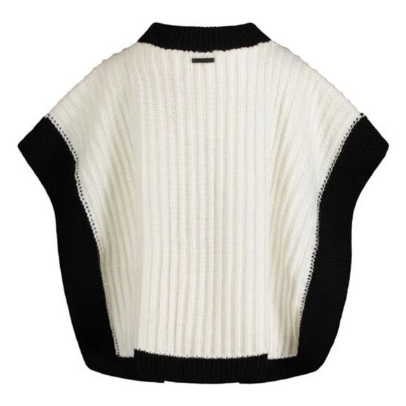 NWT Rebecca Minkoff Colorblock Rib Poncho - Picture 3 of 8